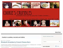 Tablet Screenshot of cookiescrumbles.com